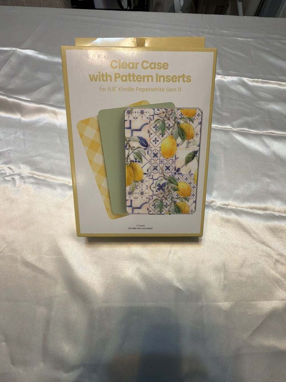 GEMS Clear Case with Pattern Inserts for 6.8" Kindle Paperwhite Gen 11